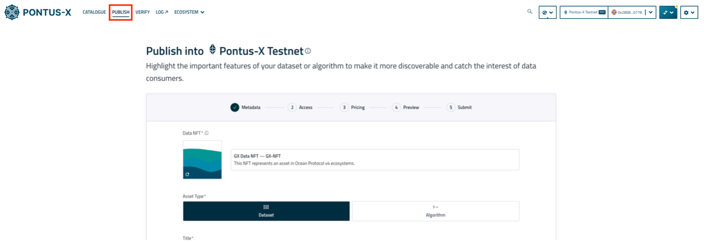 Start Publishing Process