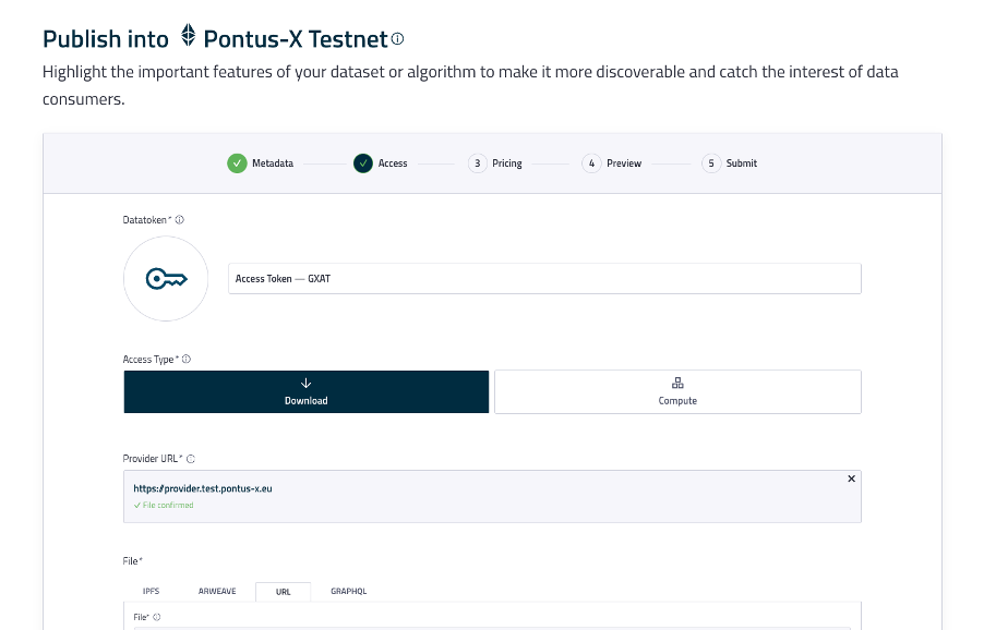 Portal Define Access Information